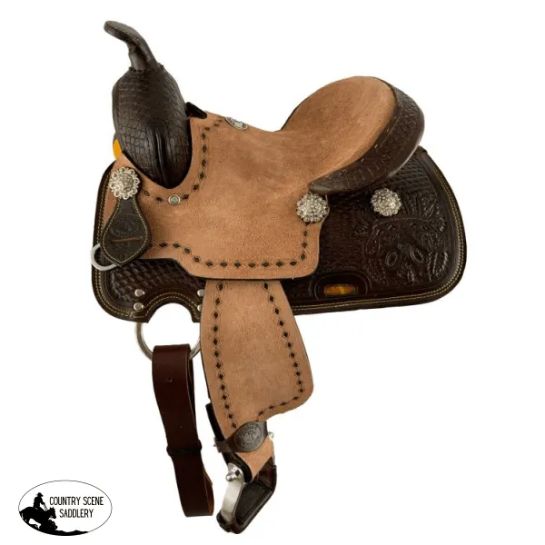 12" (Semi QH)  Youth Pleasure style saddle set.