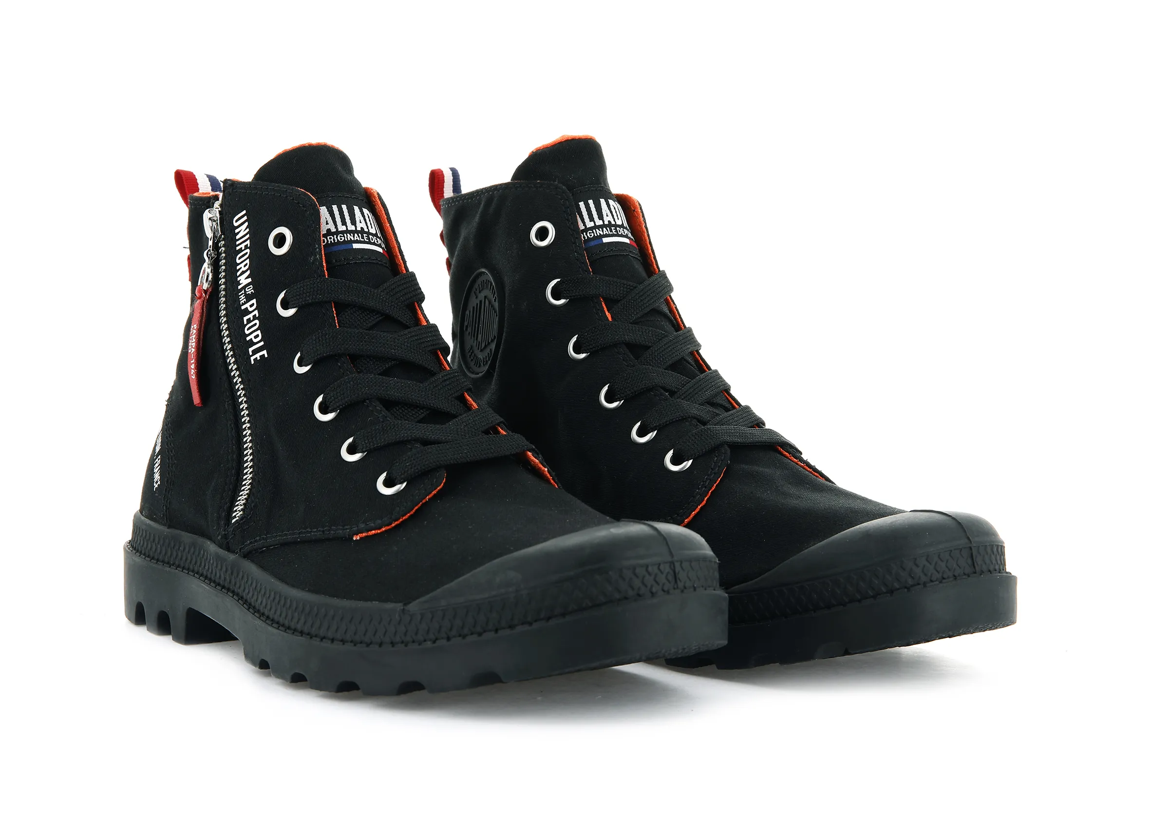 77023-008-M | PAMPA HI OUTZIP UNIFORM OF THE PEOPLE | BLACK/BLACK