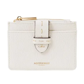 Accessorize London White Stitched Cardholder