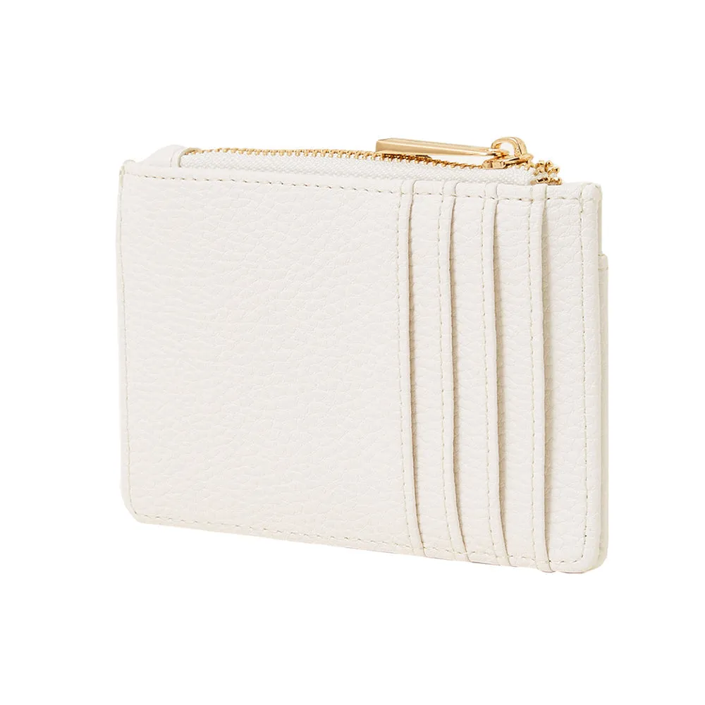 Accessorize London White Stitched Cardholder