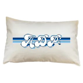 ADPi - Sorority Retro Stripe Pillow