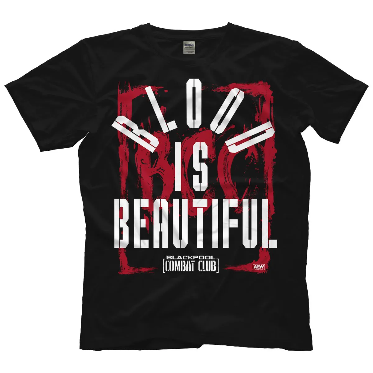 AEW - Blackpool Combat Club "Blood is Beautiful" T-Shirt