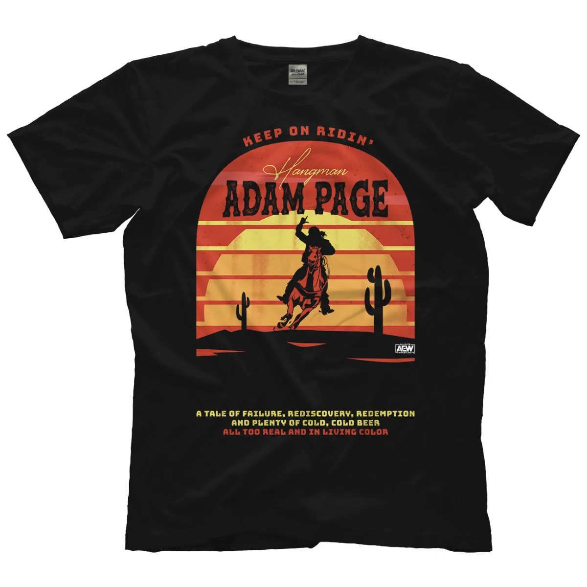 AEW - Hangman Adam Page "Sunset" T-Shirt