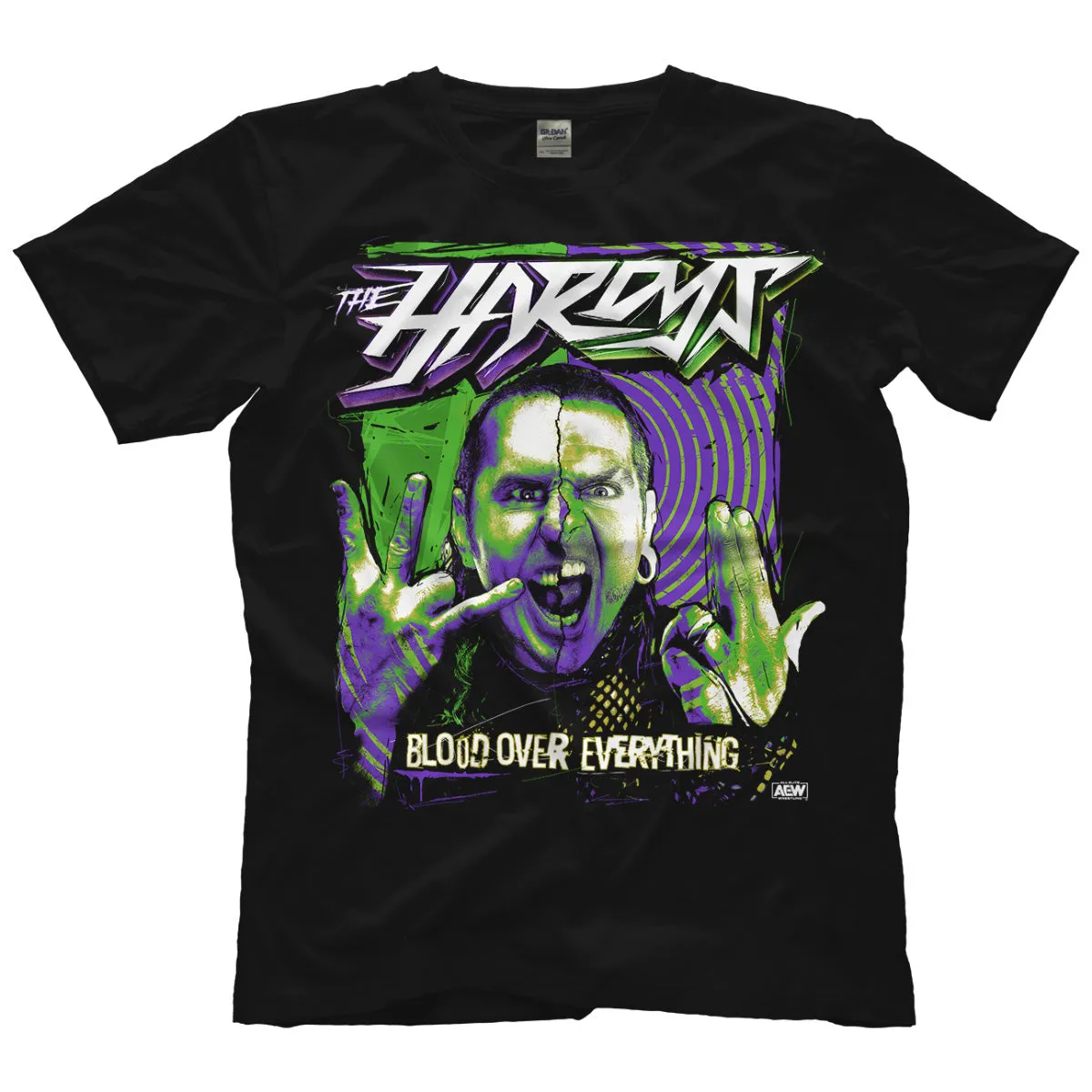 AEW - The Hardy Boyz "Blood Over Everything" T-Shirt