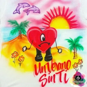 Airbrush Un Verano Sin Ti Shirt Design