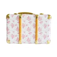 Alimrose - Mini Vintage Style Brief Case - Floral Wreath