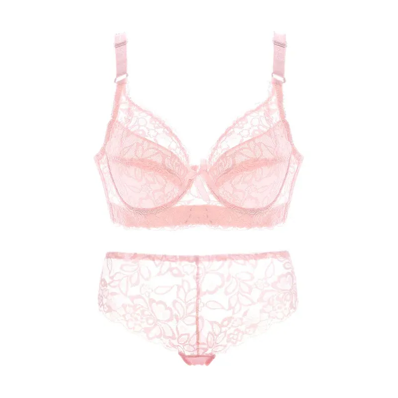 Années 70 Ensemble Lingerie Dentelle Florale Rétro