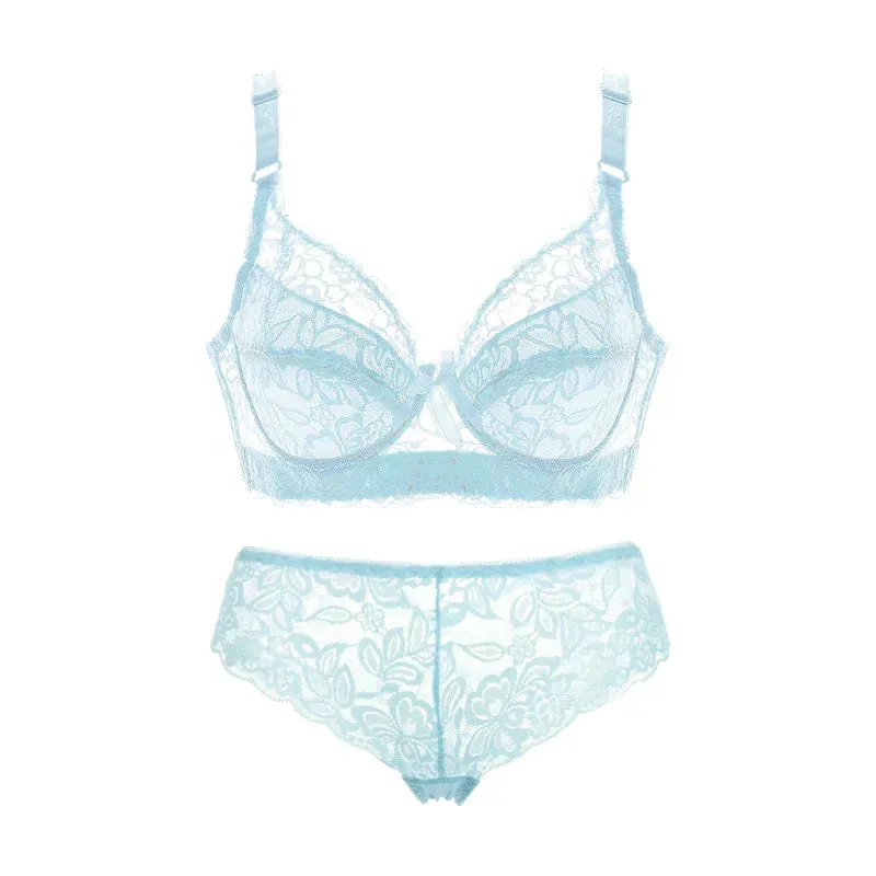 Années 70 Ensemble Lingerie Dentelle Florale Rétro