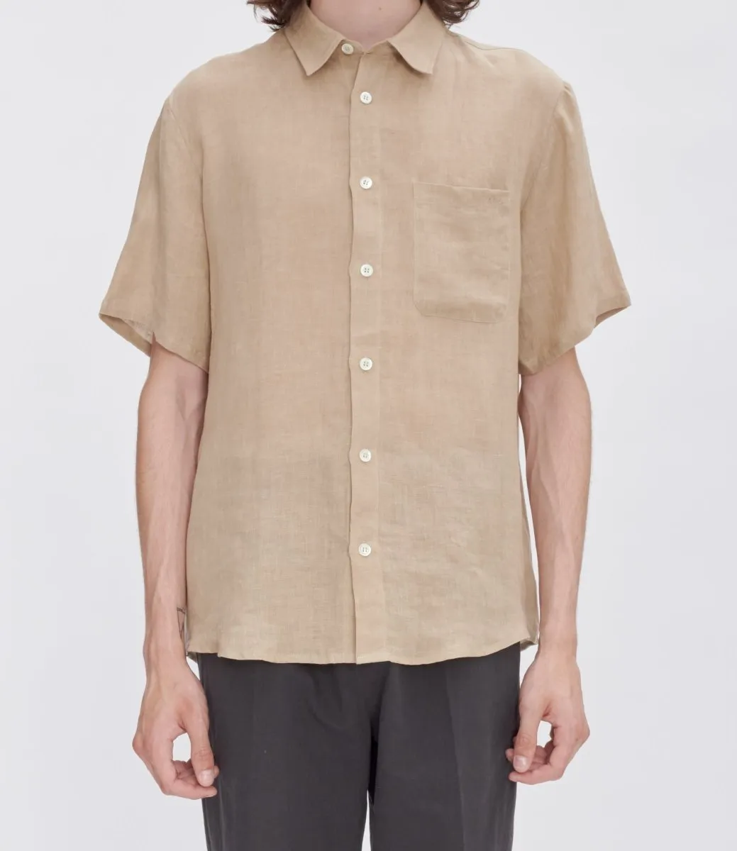 APC Shirt Bellini logo BEIGE