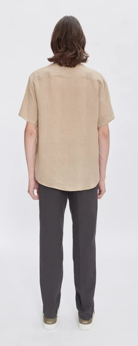 APC Shirt Bellini logo BEIGE