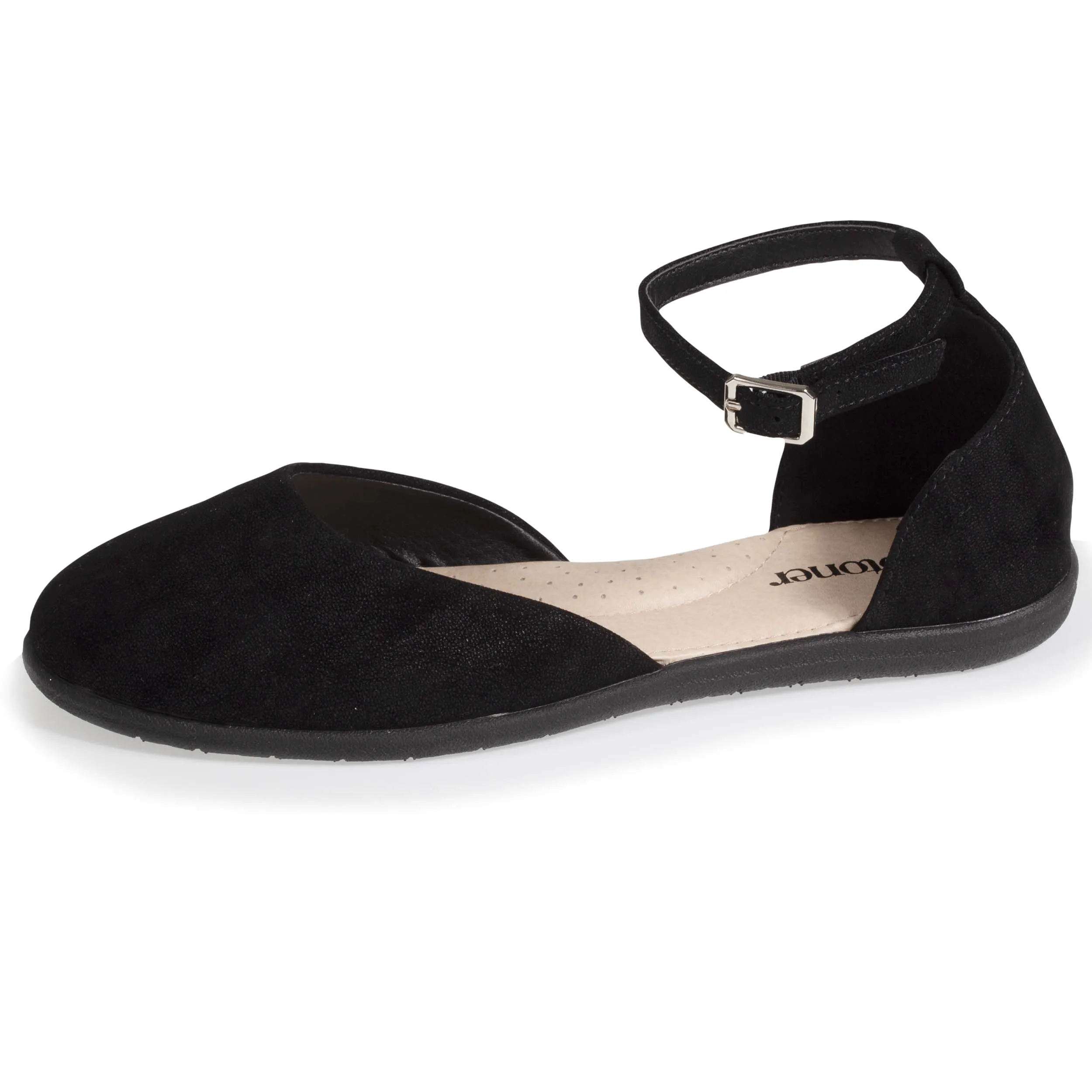 Ballerines Femme bride Noir