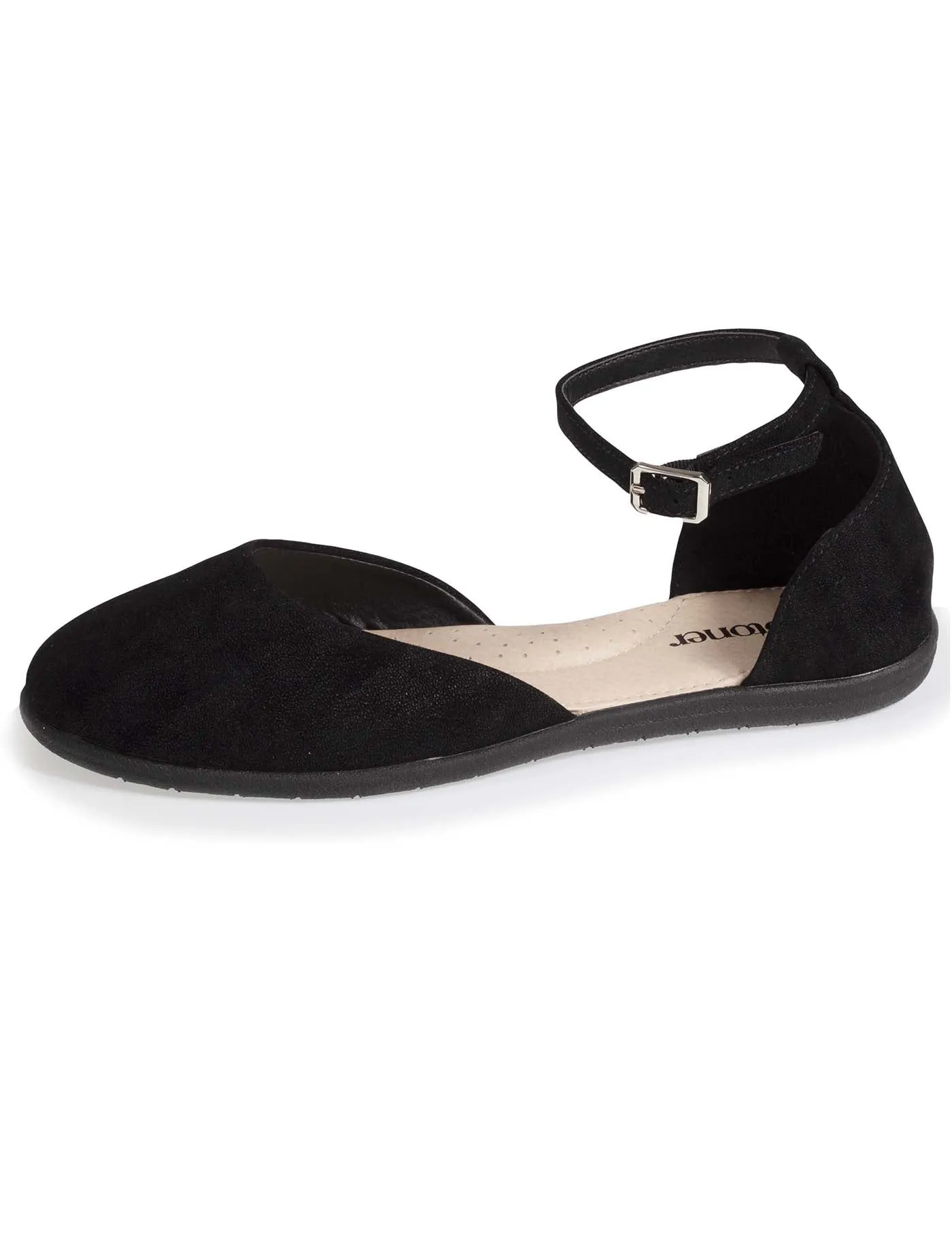 Ballerines Femme bride Noir