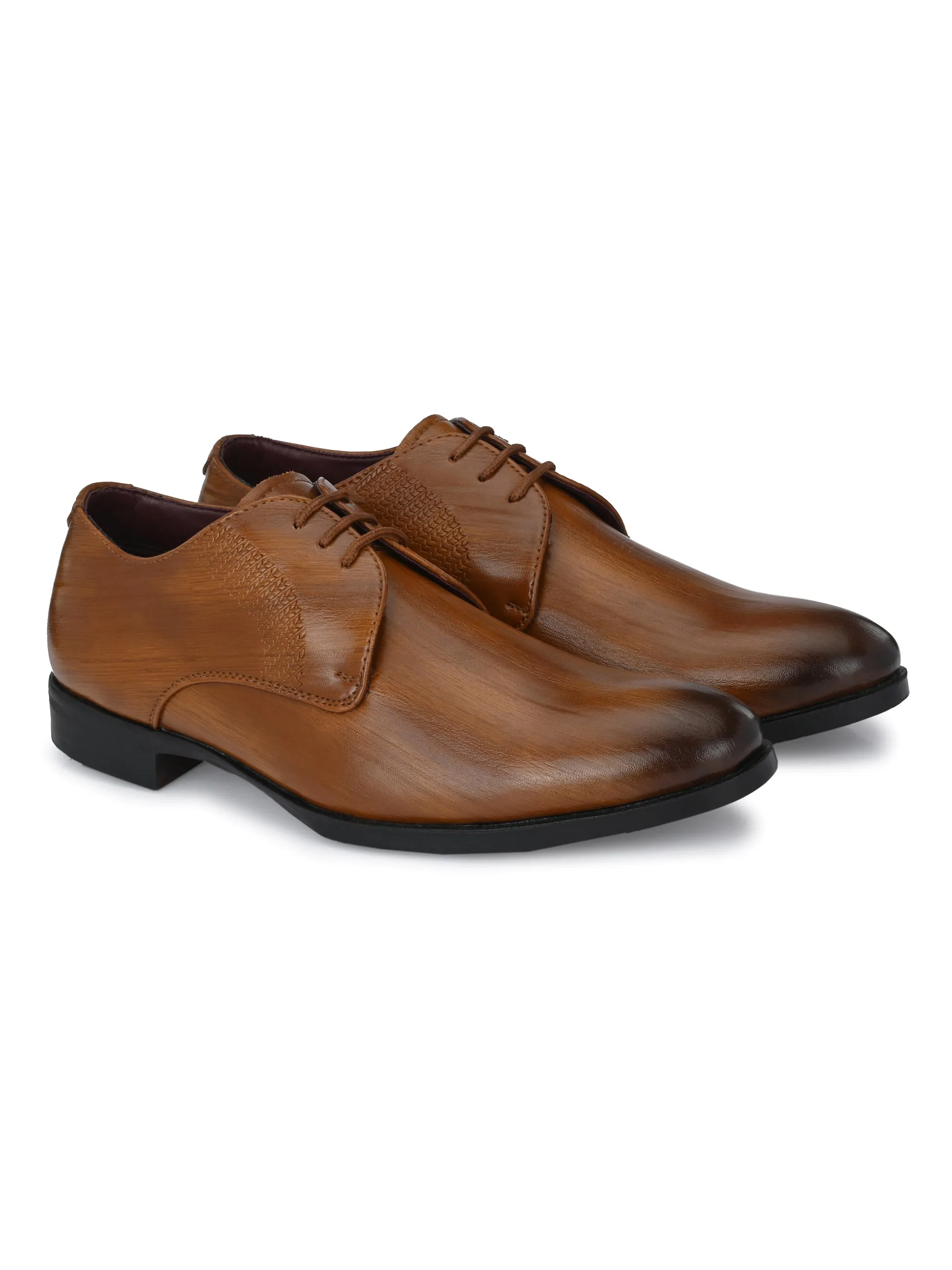 Barrel Tan Derby Shoes