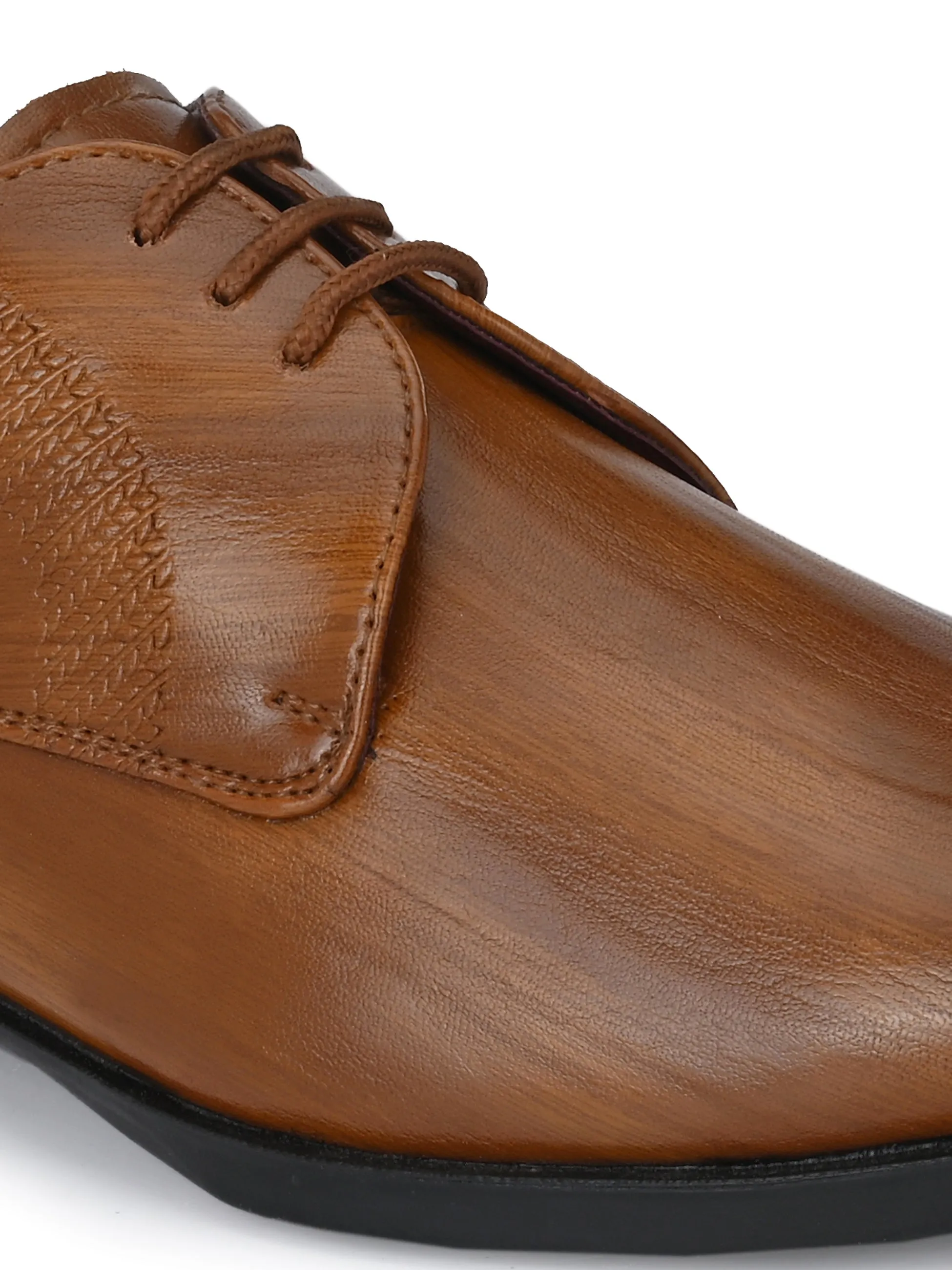 Barrel Tan Derby Shoes