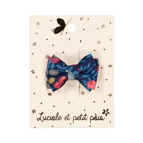 Barrette mini nœud double - Liberty Wiltshire nausicaa