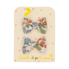 Barrettes mini papillon - Liberty Nancy Ann Clementine