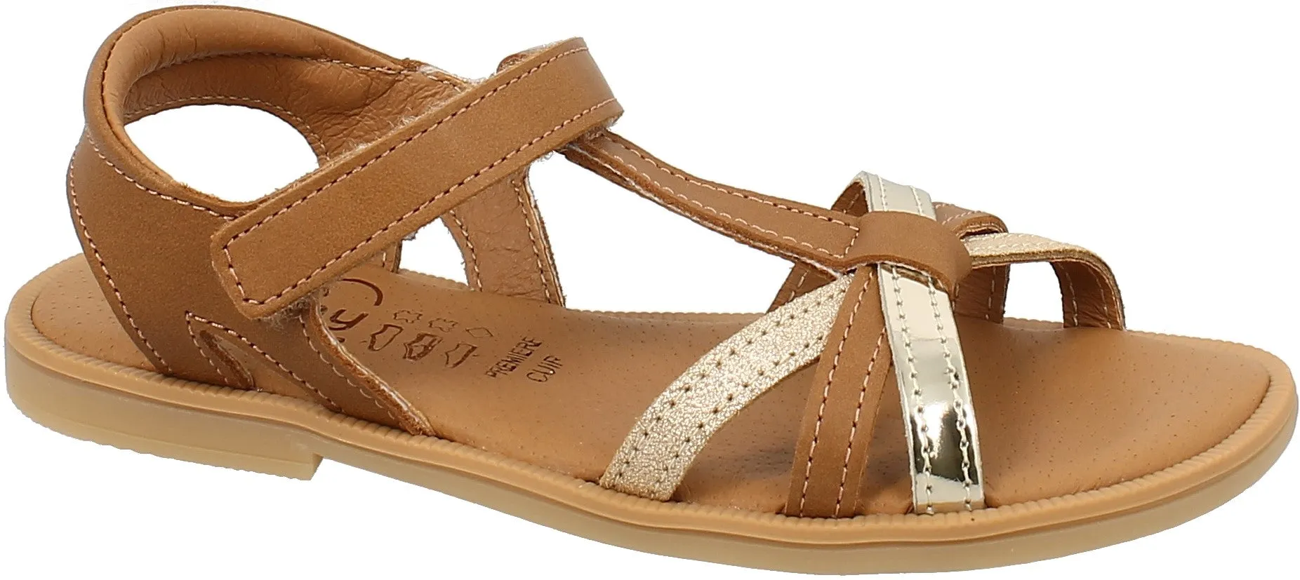 BELLAMY JAG Camel Sandales Nu Pieds