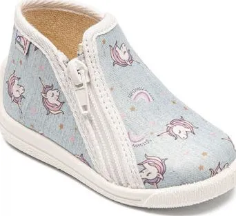 BELLAMY NINA bleu licorne Chaussons