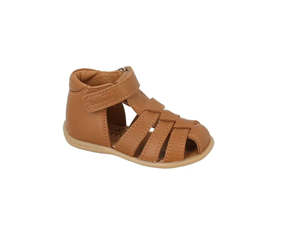 BELLAMY PARVEL camel Sandales Nu Pieds