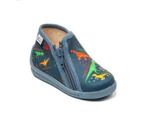 BELLAMY TELA Bleu dino Chaussons