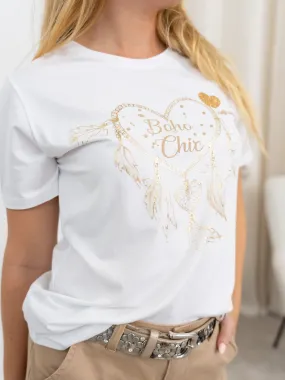 Boho Chic t-shirt white