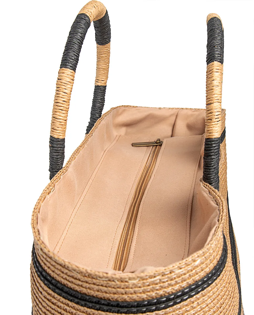 Bolso Romina Rafia Camel