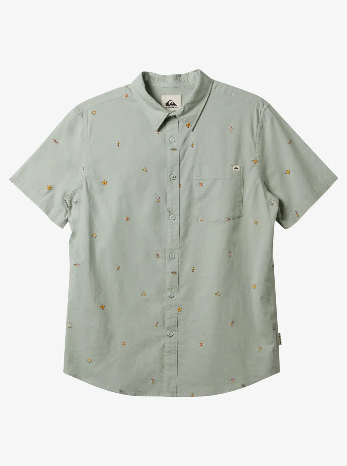 Boys 2-7 Apero Classics Short Sleeve Woven Shirt - Cloud Blue Aop Mix Bag Ss