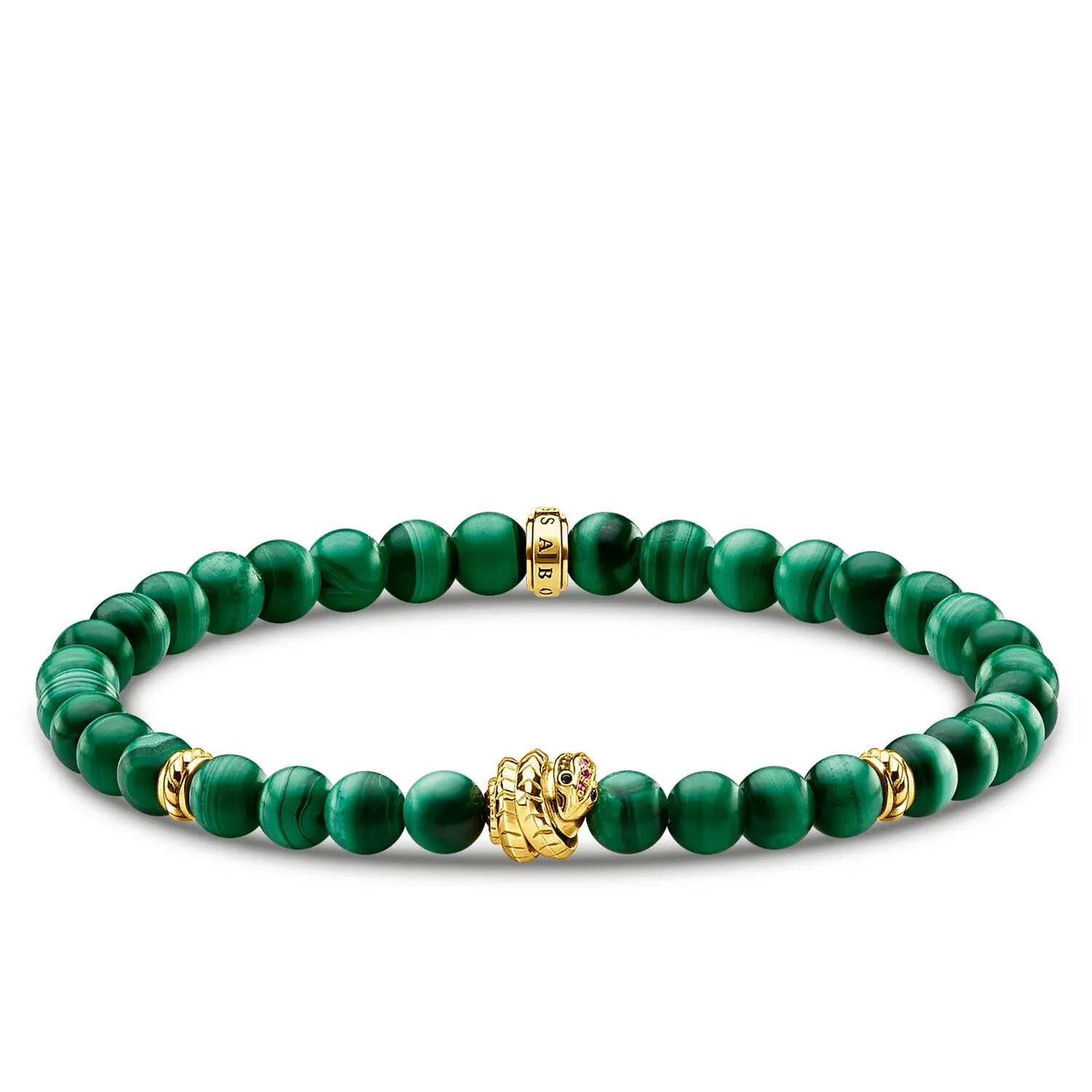 Bracelet Green Stones