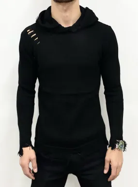 Buyer's Choice Hoodie - Knit - Black - T3605