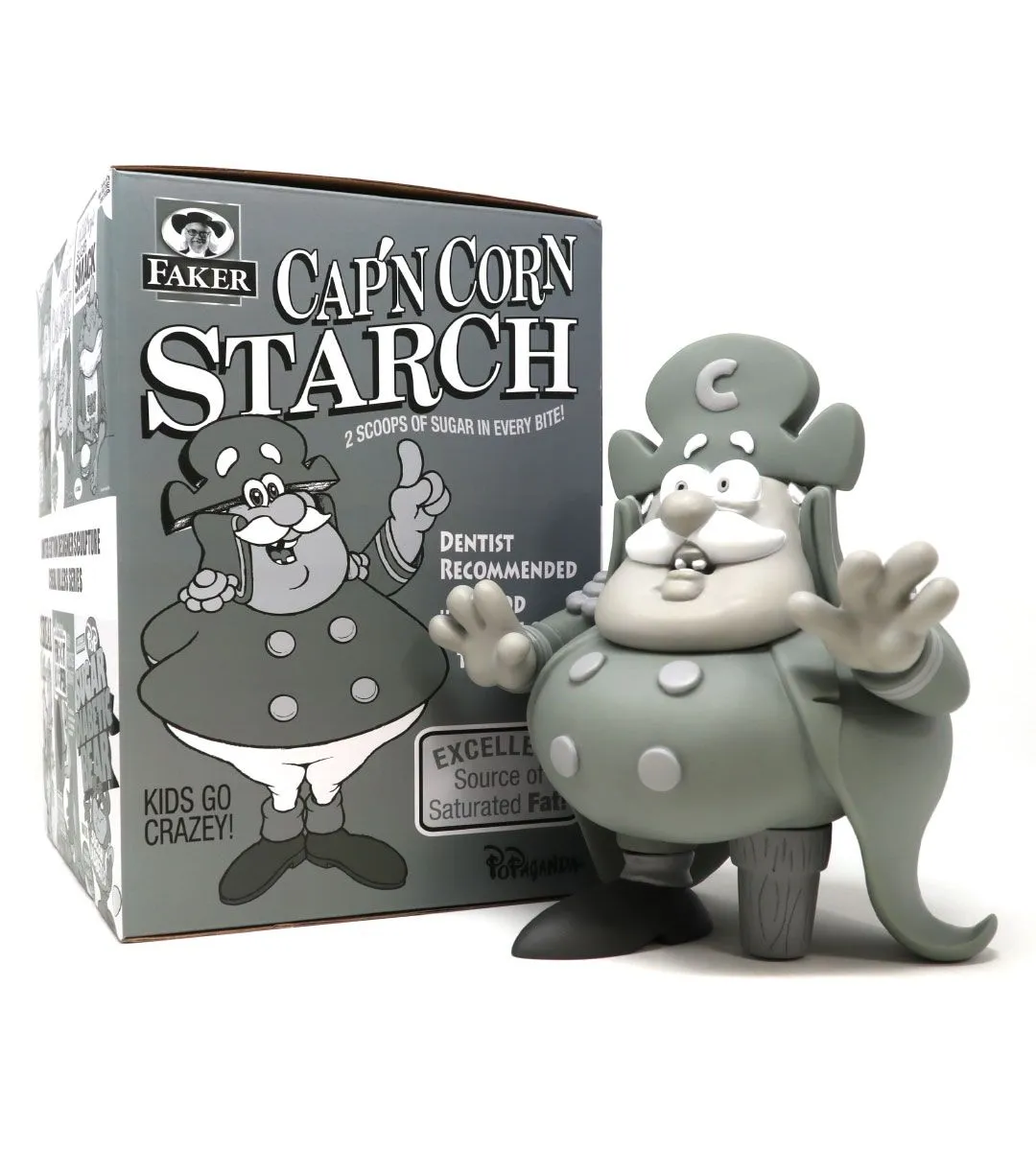 Cap'N Cornstarch Monotone - Ron English