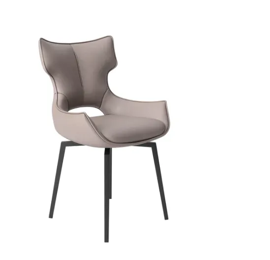 Capri Taupe Swivel Dining Chair