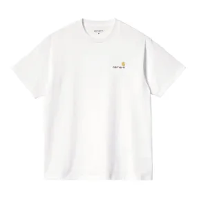 Carhartt WIP S/S American Script T-Shirt - White