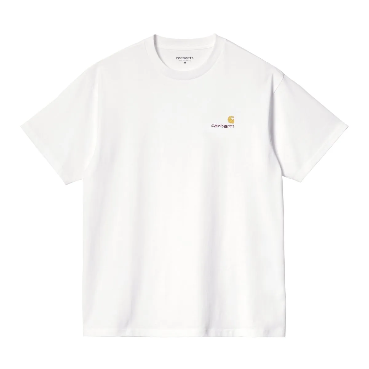 Carhartt WIP S/S American Script T-Shirt - White