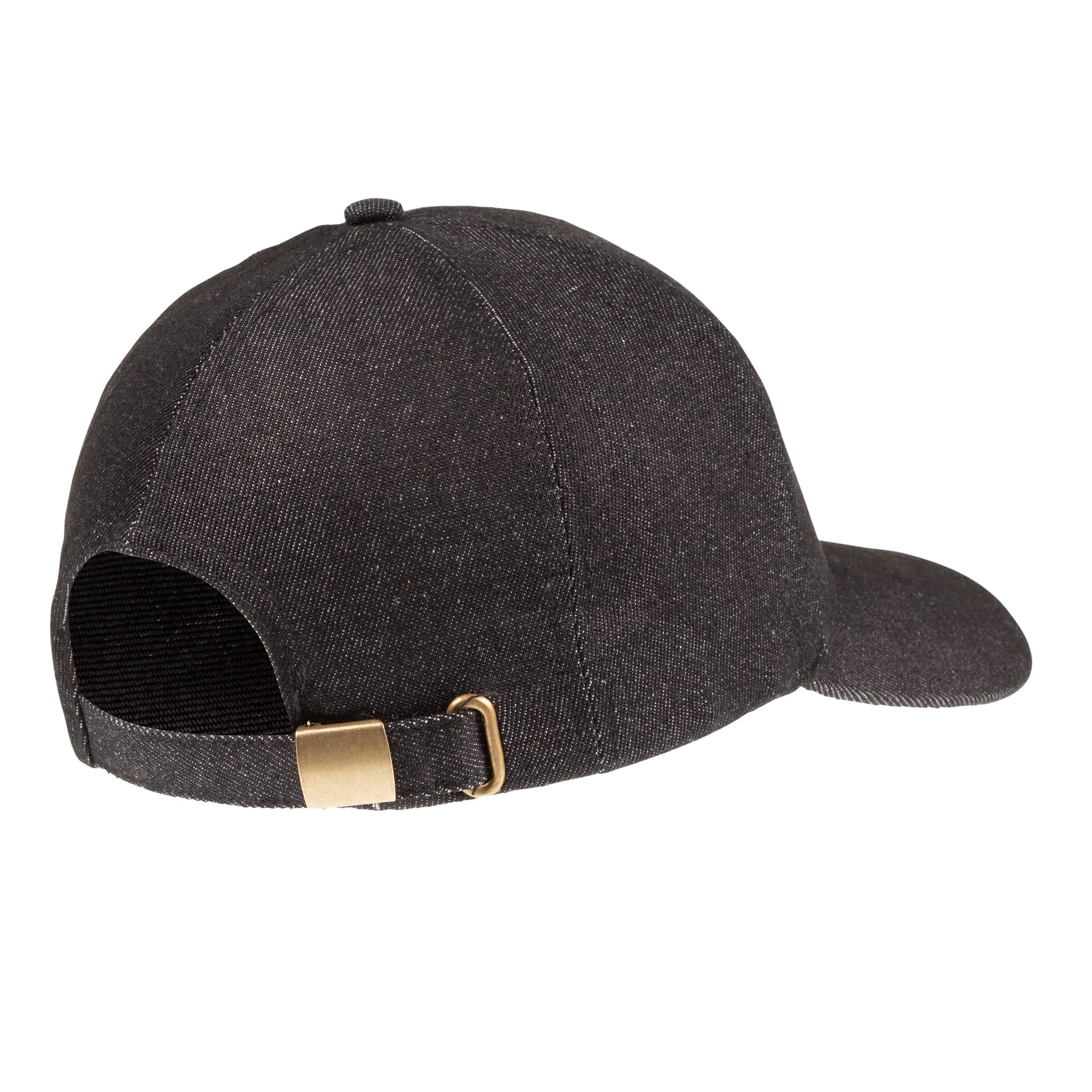 Casquette ajustable jean noir