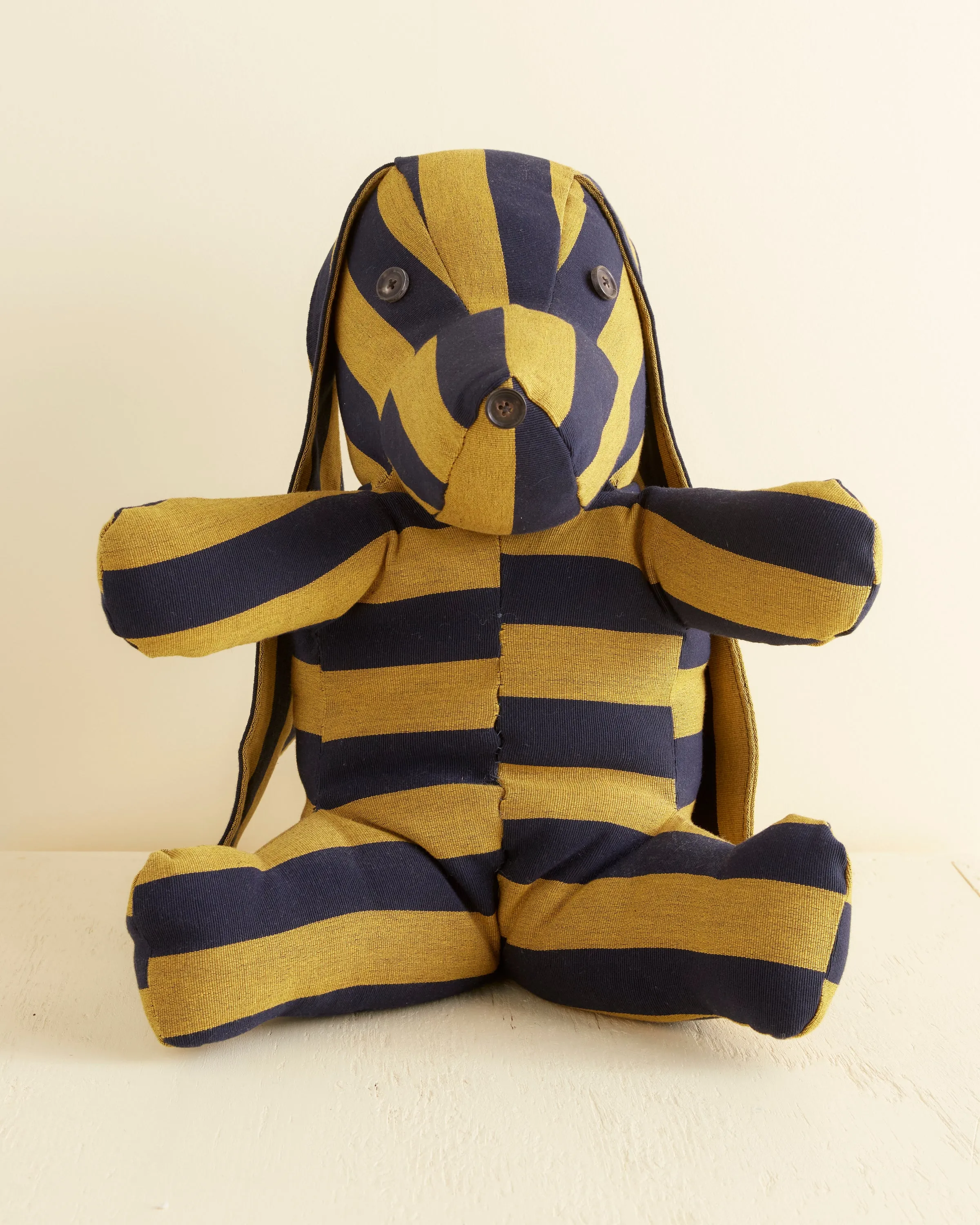 Champlain Stripe Stuffed Dog