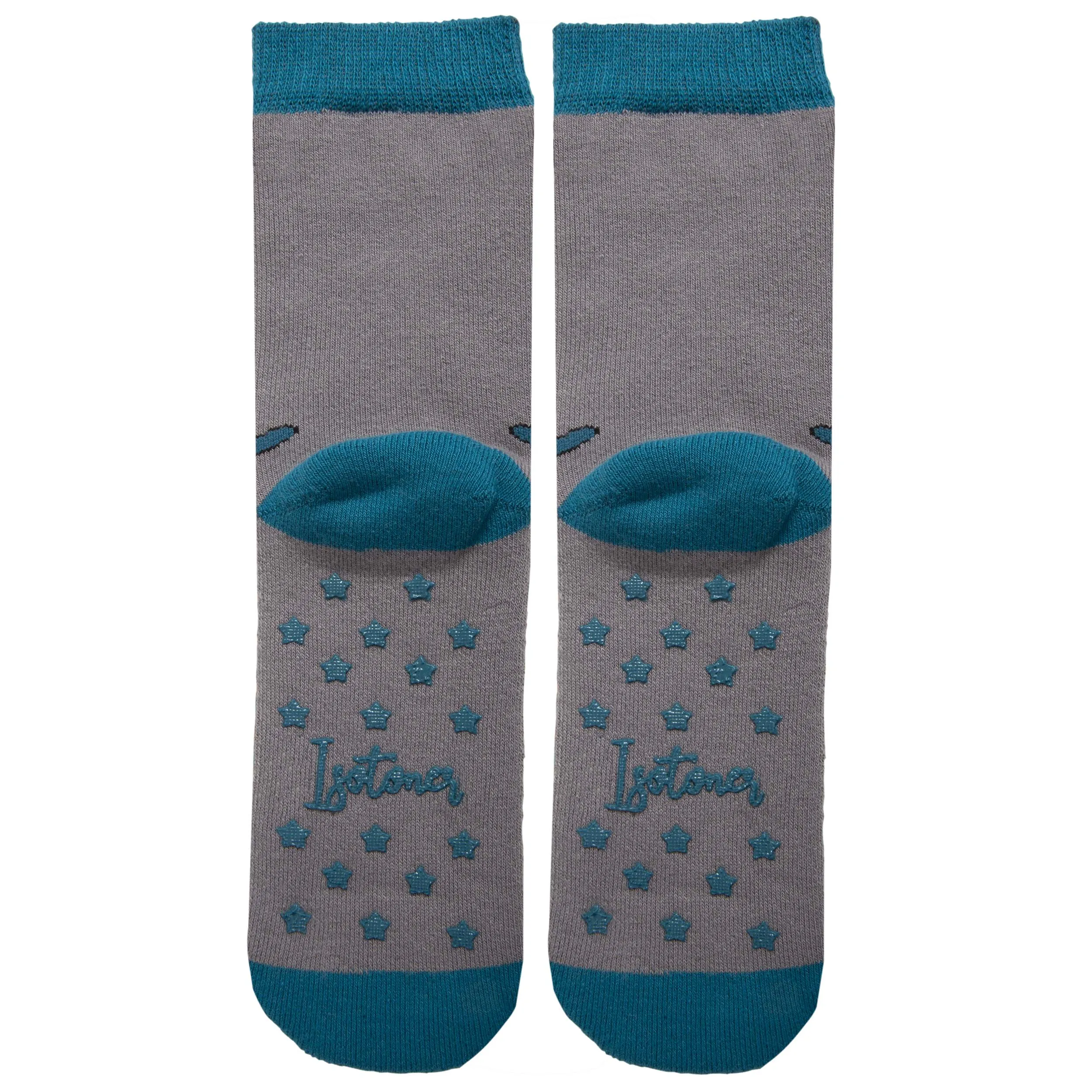 Chaussettes antidérapantes monstre Bleu 27/34