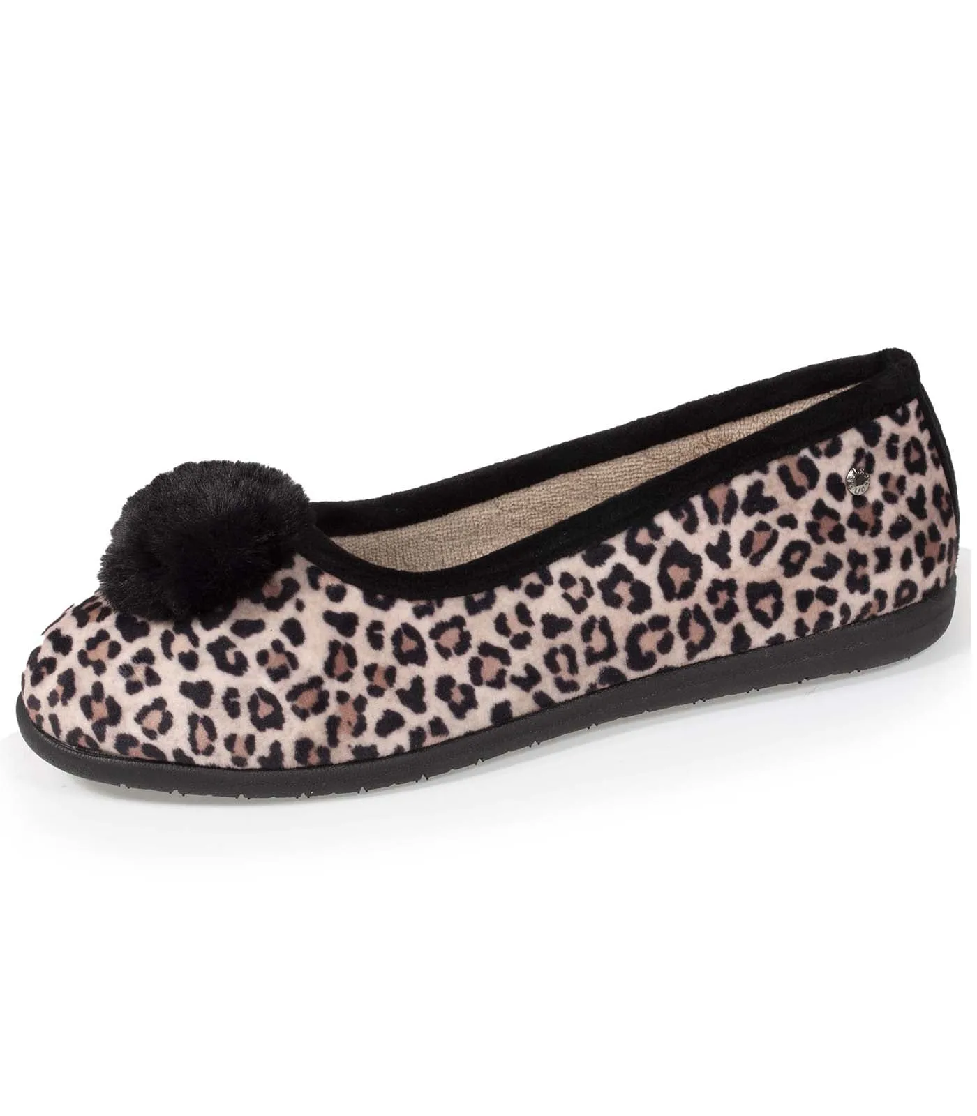 Chaussons ballerines Femme Pompon Panthère