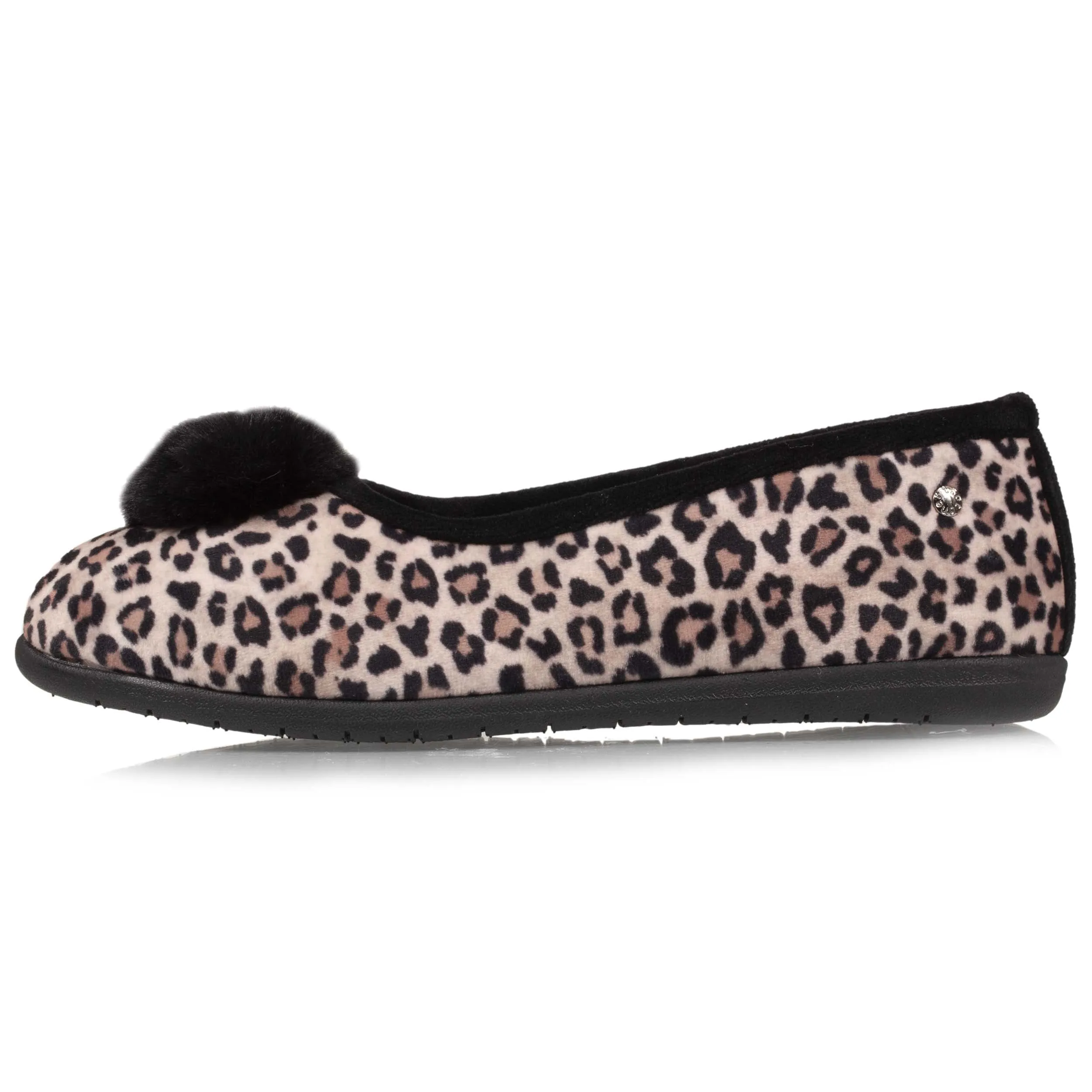 Chaussons ballerines Femme Pompon Panthère