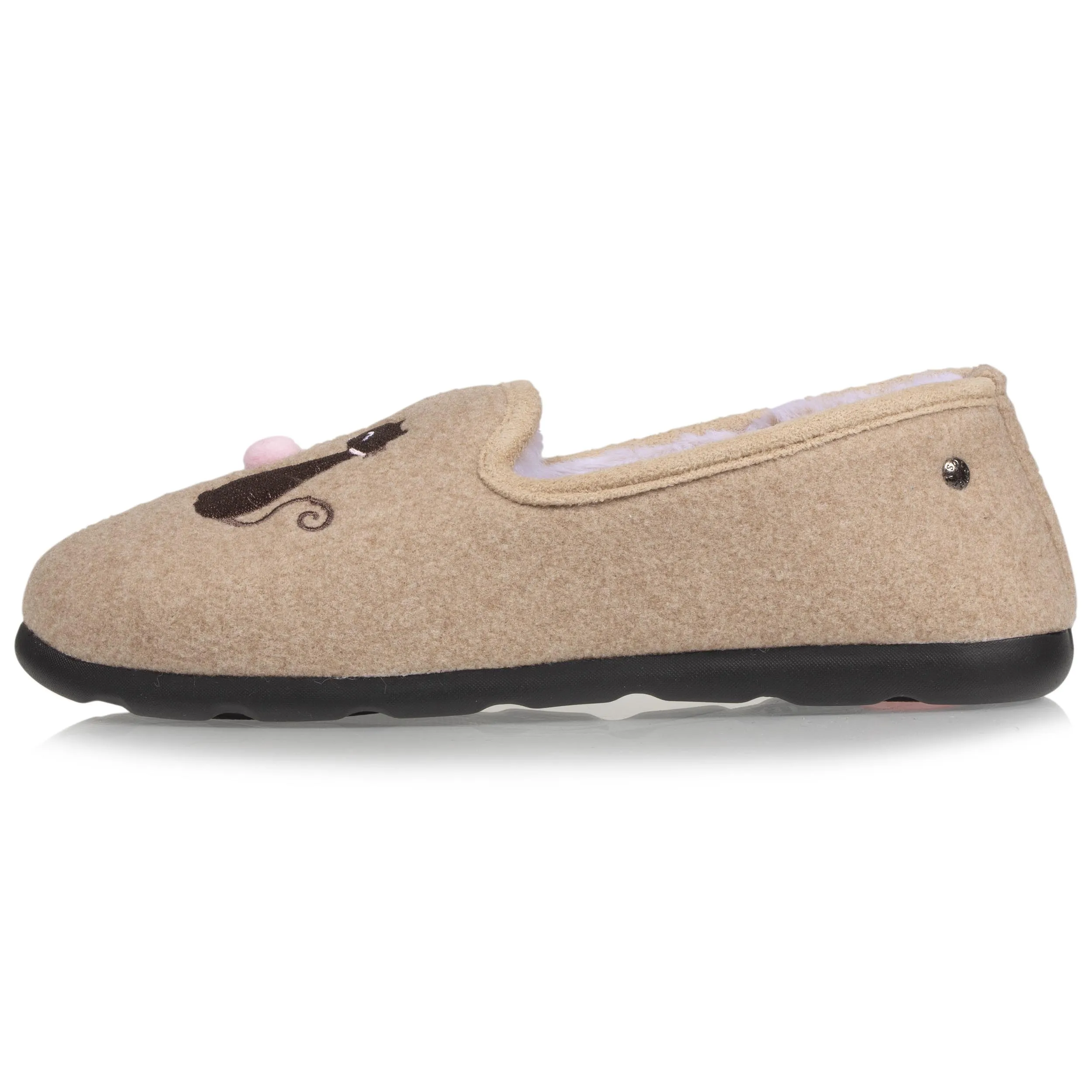 Chaussons charentaises Femme Beige