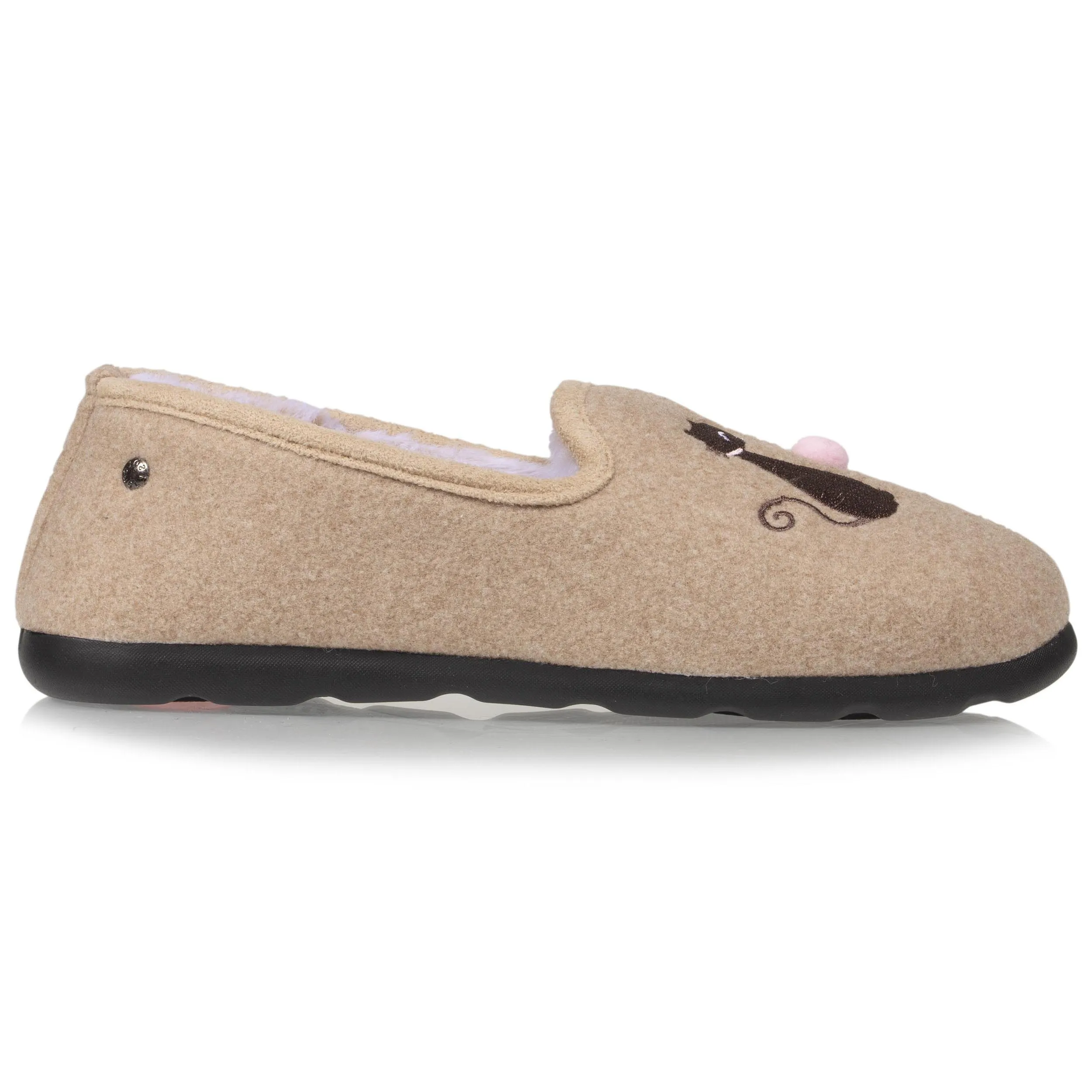 Chaussons charentaises Femme Beige