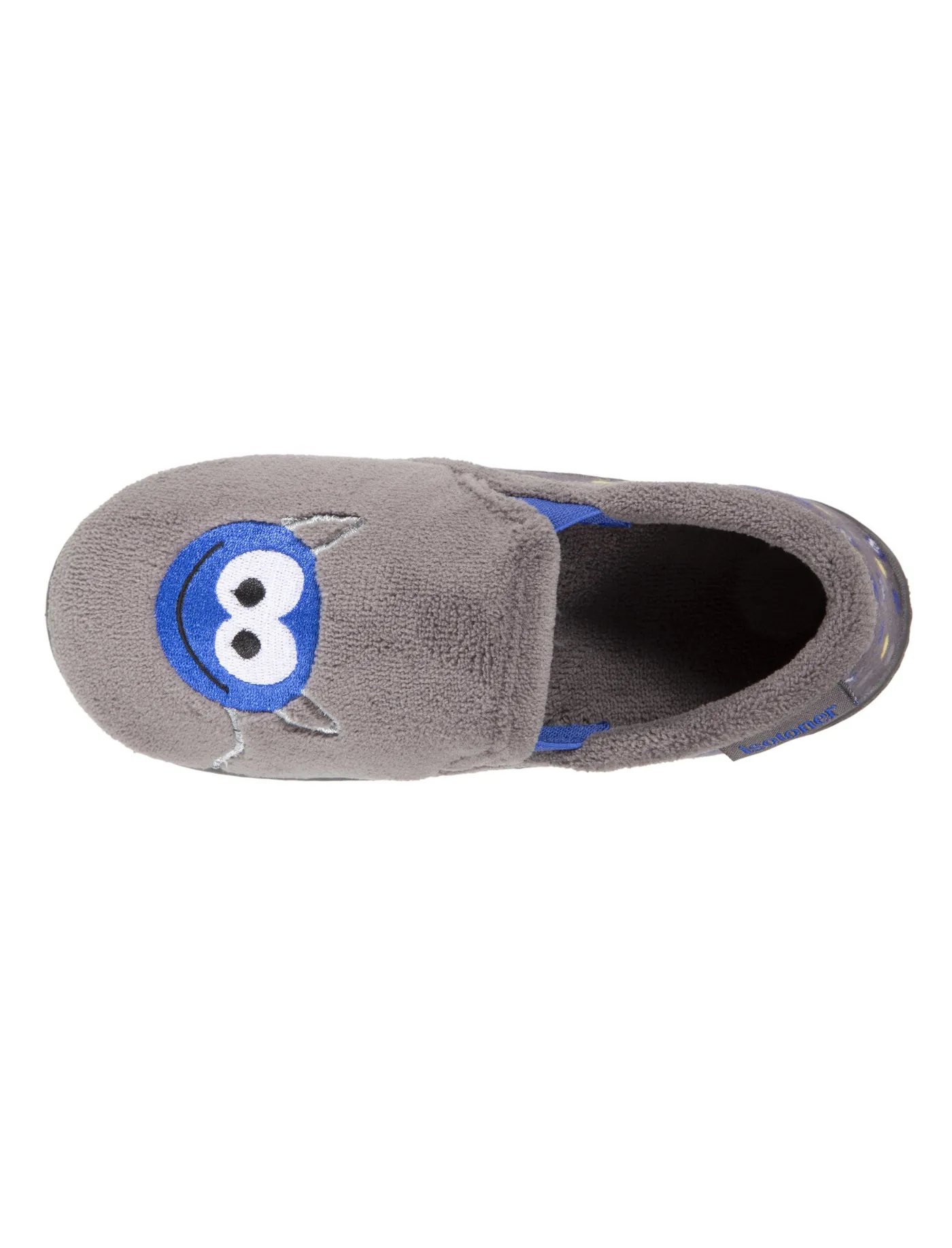 Chaussons mocassins Enfant Gris Monstre