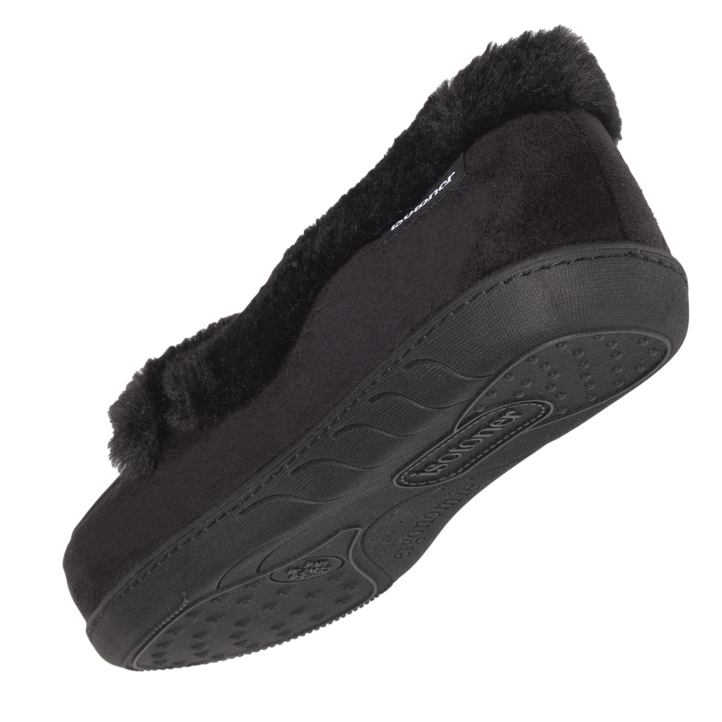 Chaussons mocassins Femme Noir