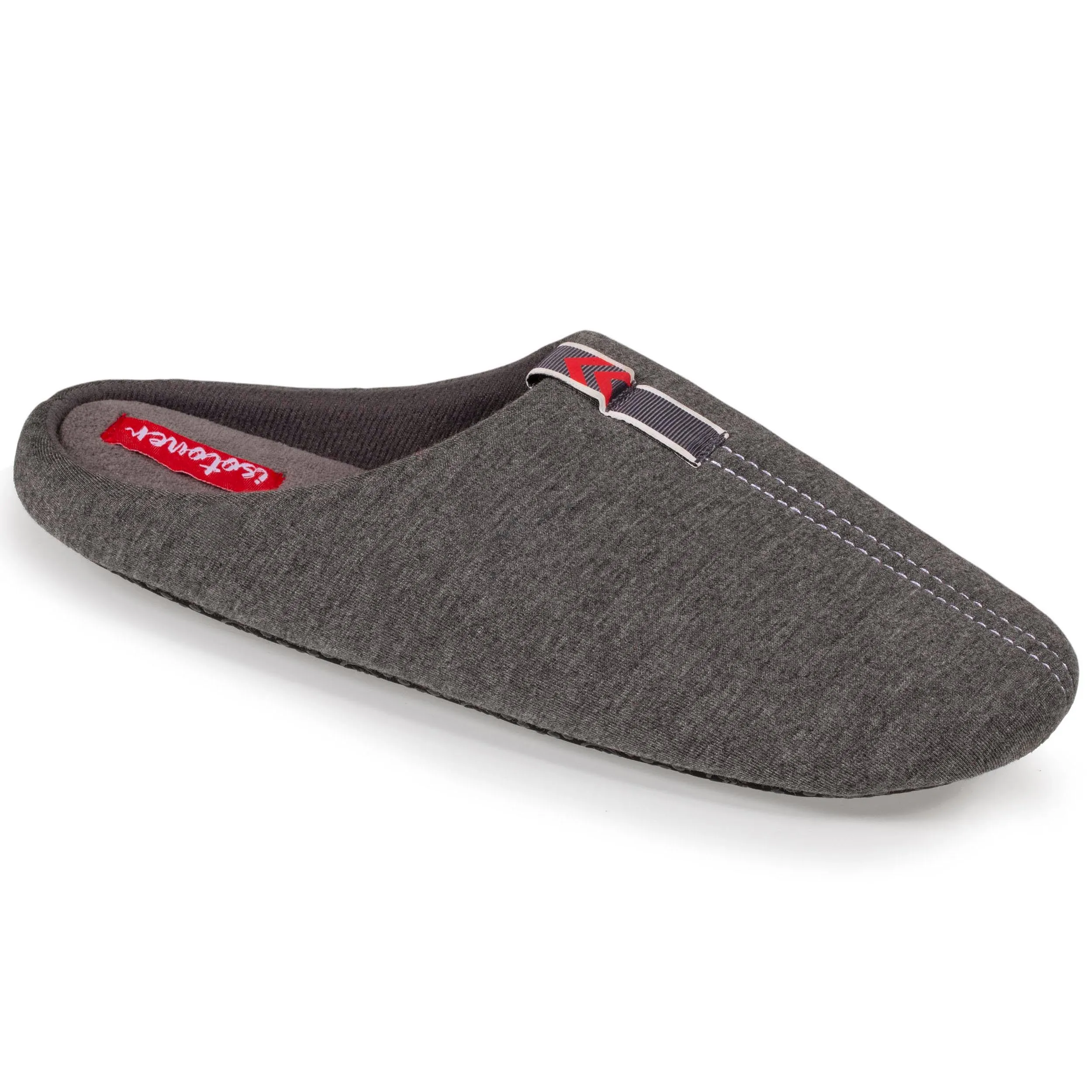 Chaussons mules Homme Gris chiné