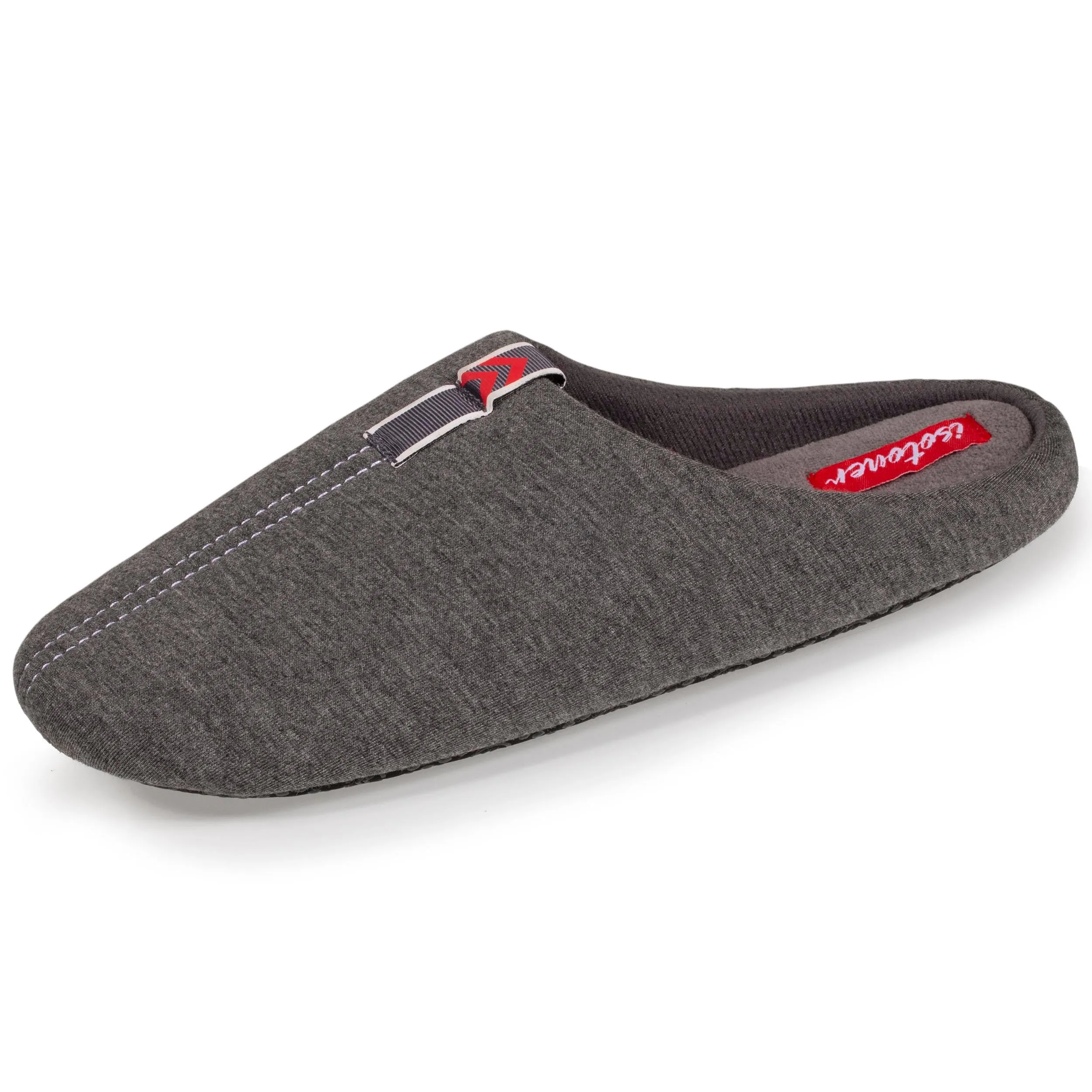 Chaussons mules Homme Gris chiné