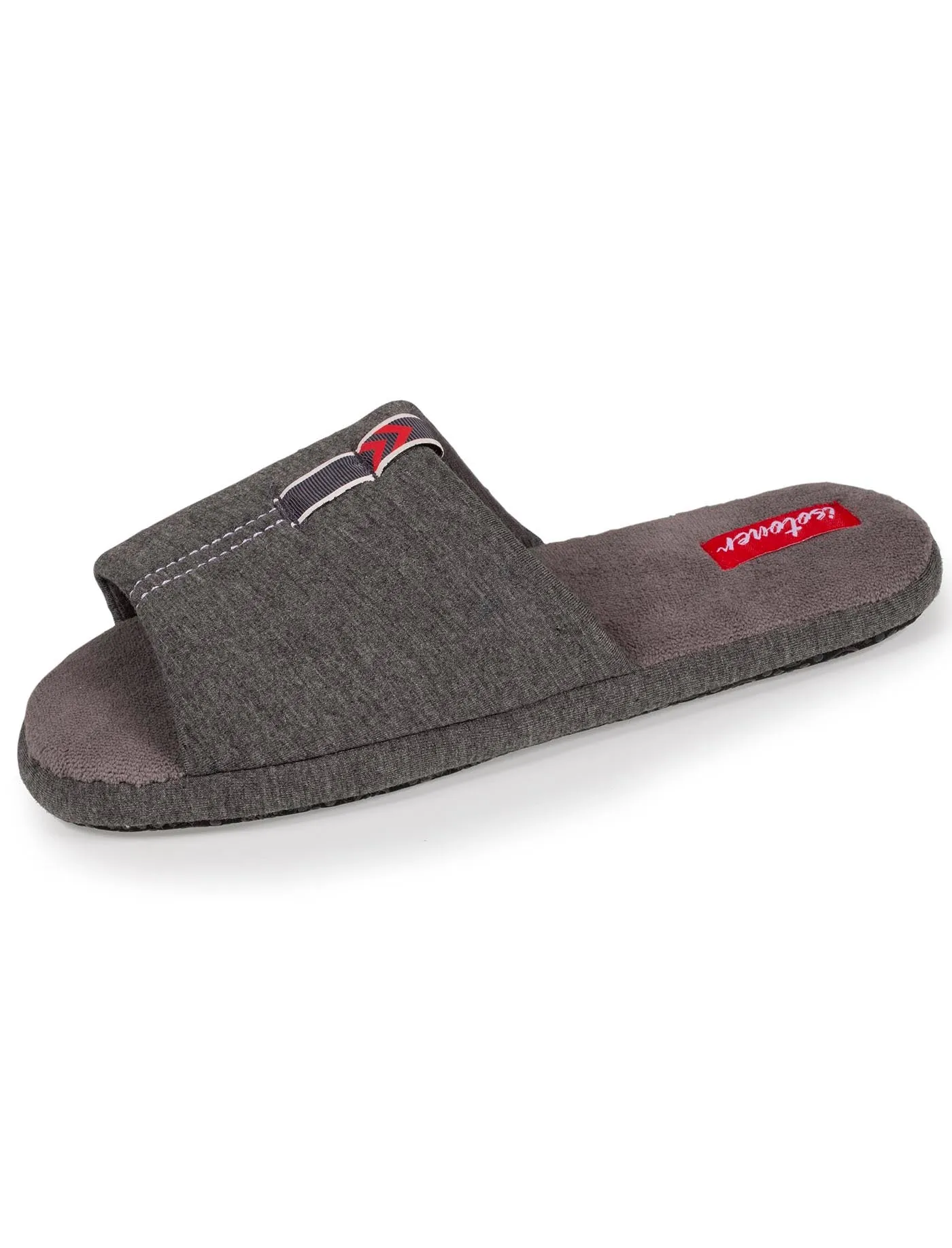 Chaussons sandales Homme Gris chiné