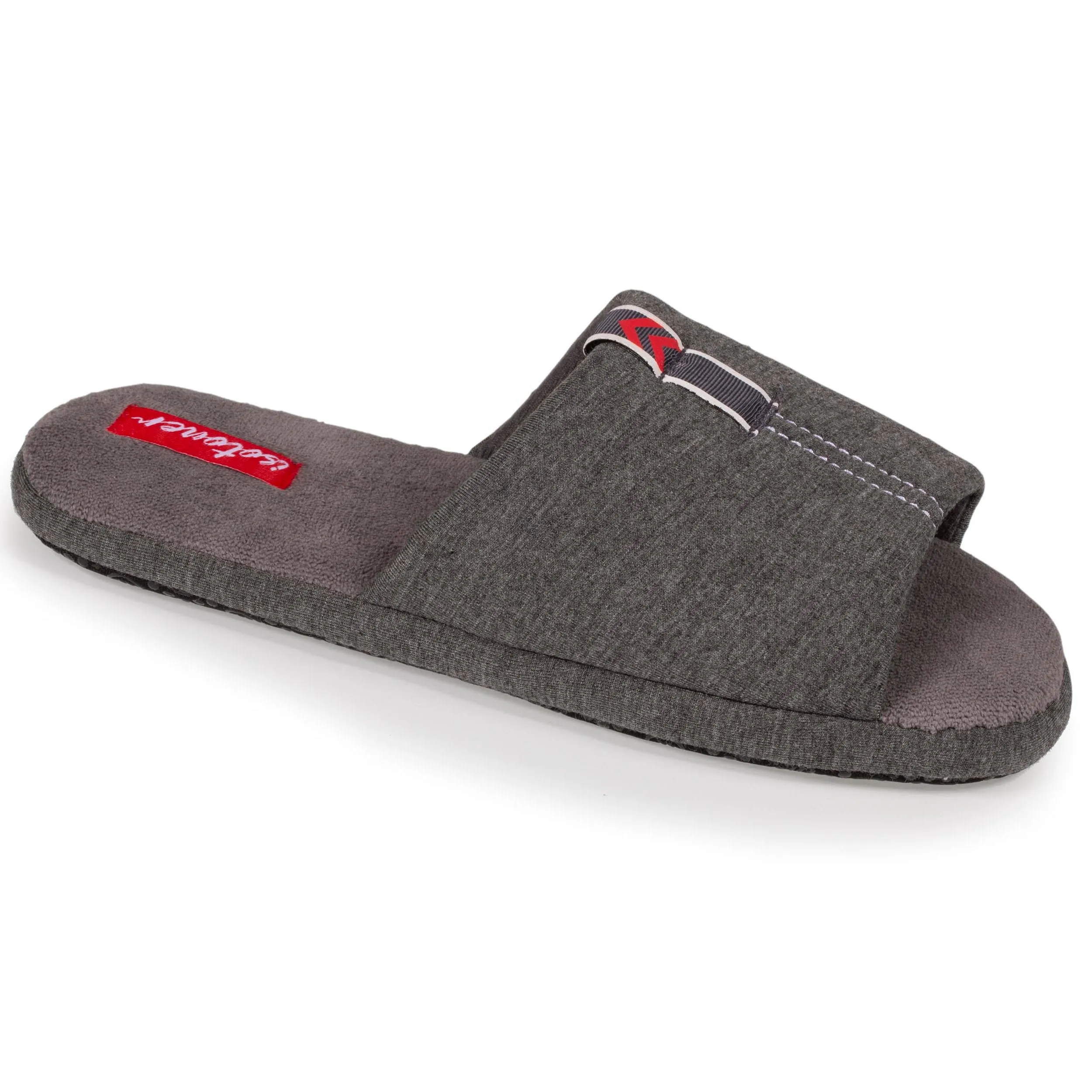 Chaussons sandales Homme Gris chiné