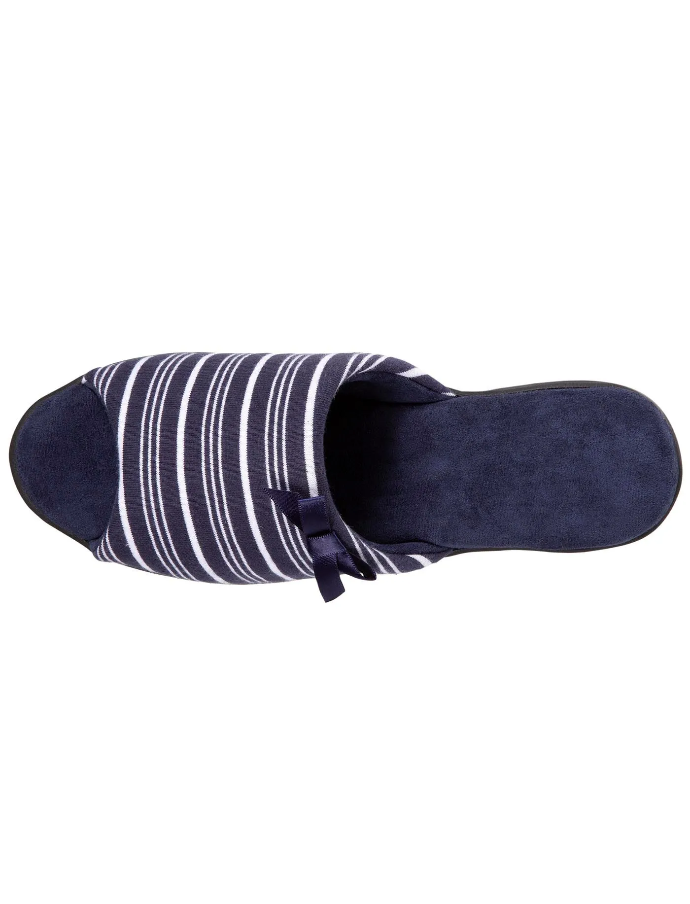 Chaussons sandales talon Femme Rayures