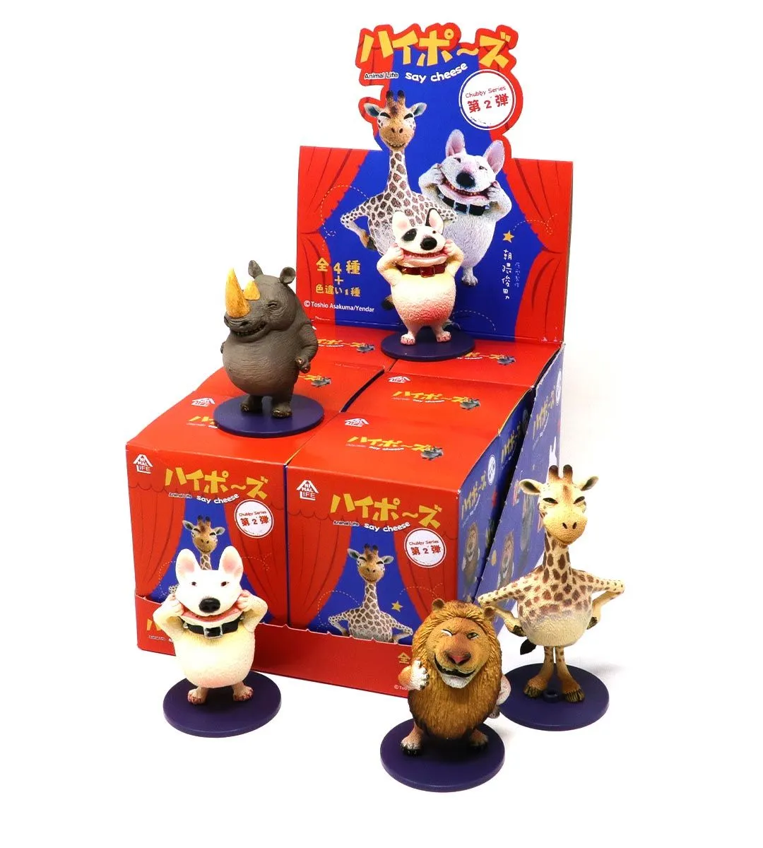 Chubby Series 2 - Say Cheese (Animal Life) - Display (6pcs)