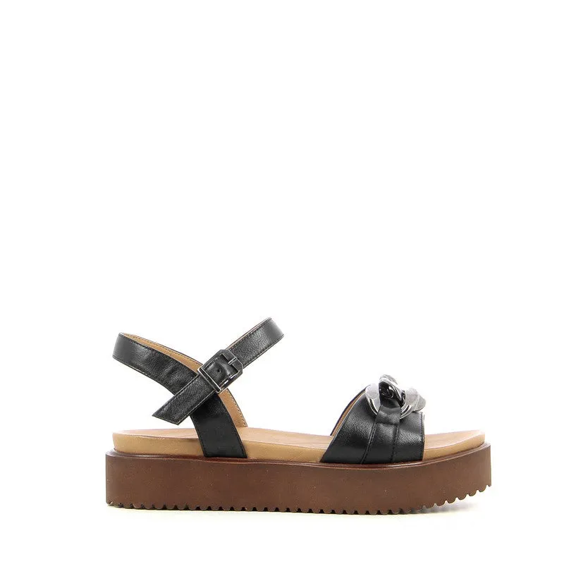 COCO ET ABRICOT MERLEAC Noir Sandales  Nu Pieds