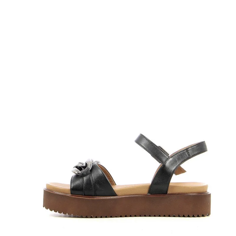 COCO ET ABRICOT MERLEAC Noir Sandales  Nu Pieds